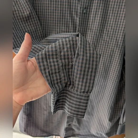 Checkered button down - Picture 3 of 6